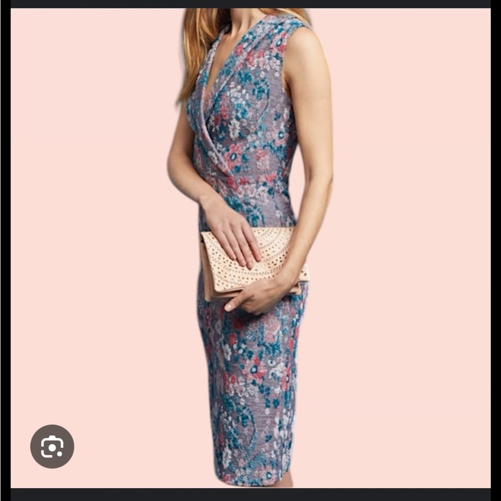 Anthropologie NWT Floral Midi Dress Size 10 | Wedding Guest